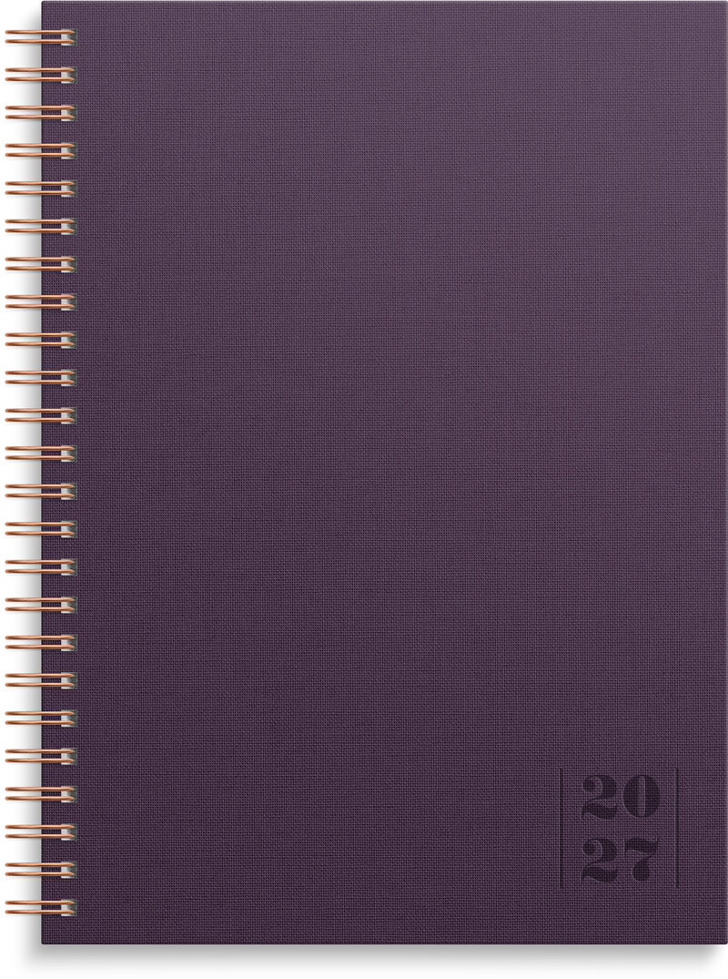 Kalender 2027 Senator A5 Textile plommon