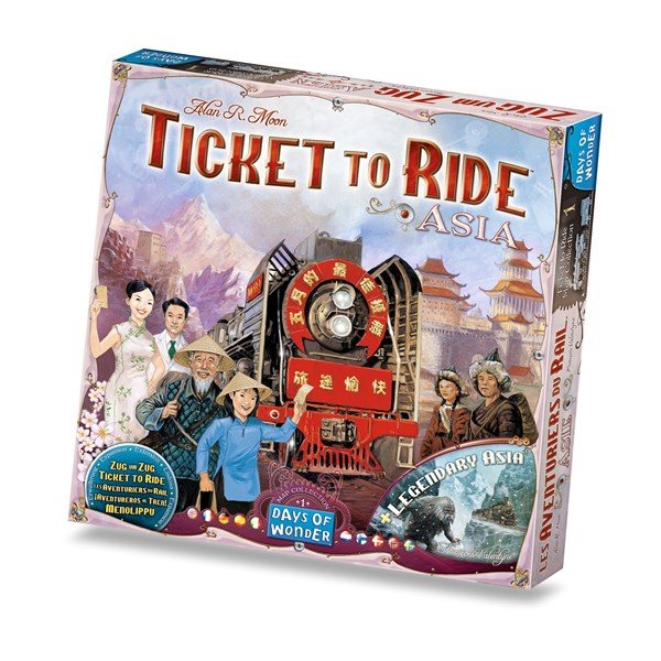 Spel Ticket to Ride Tillägg Asia