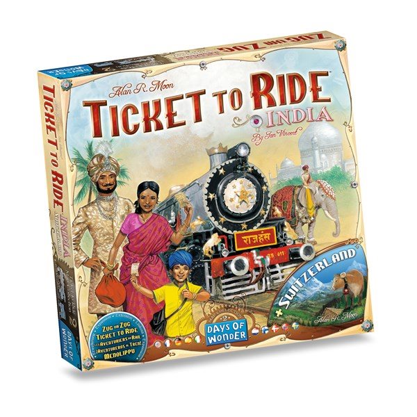 Spel Ticket to Ride Tillägg Indien