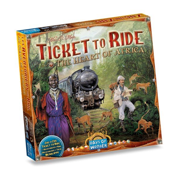 Spel Ticket to Ride Tillägg Afrika