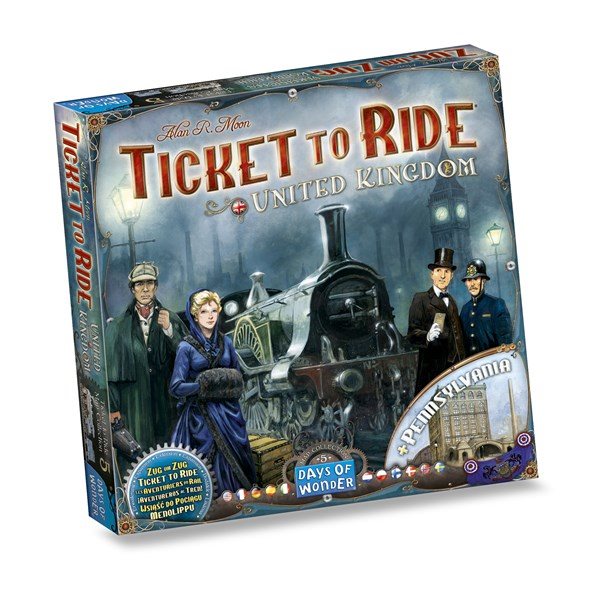 Spel Ticket to Ride Tillägg United Kingdom