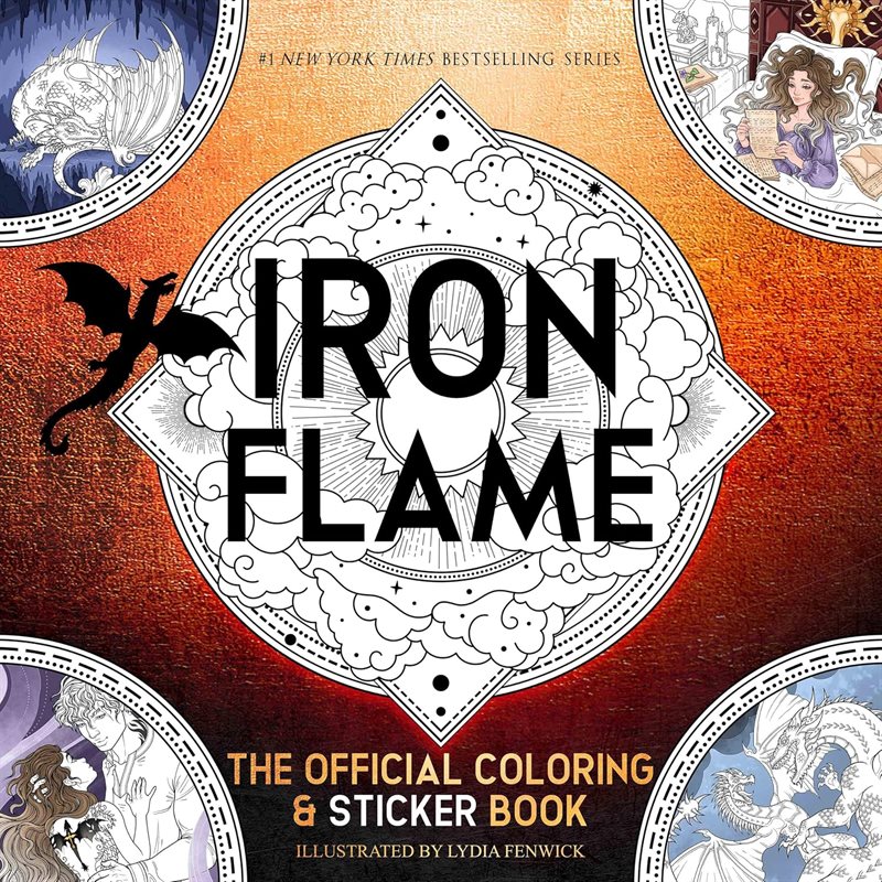 Iron Flame: The Official Coloring & Sticker Book