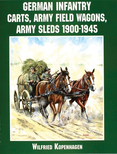 German infantry carts, army field wagons, army sleds 1900-1945