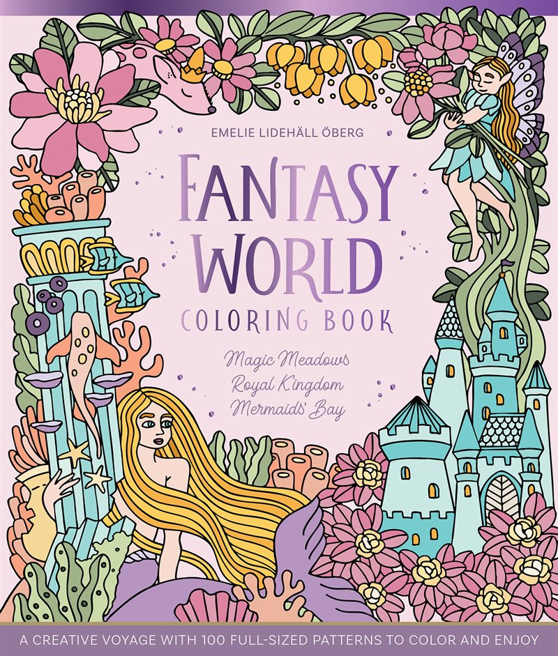 Fantasy World Coloring Book