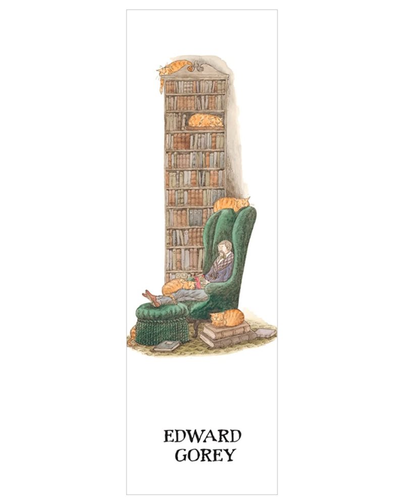 Bibliophile with Cats Bookmark