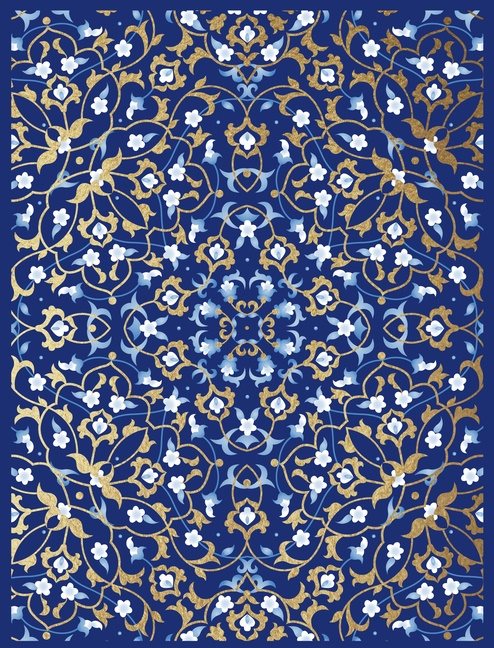 Blue Pattern Journal