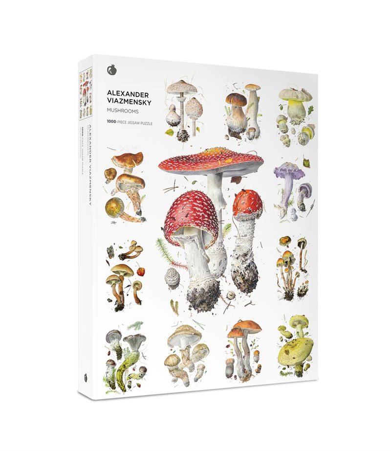 Mushrooms: Alexander Viazmensky 1000-Piece Puzzle