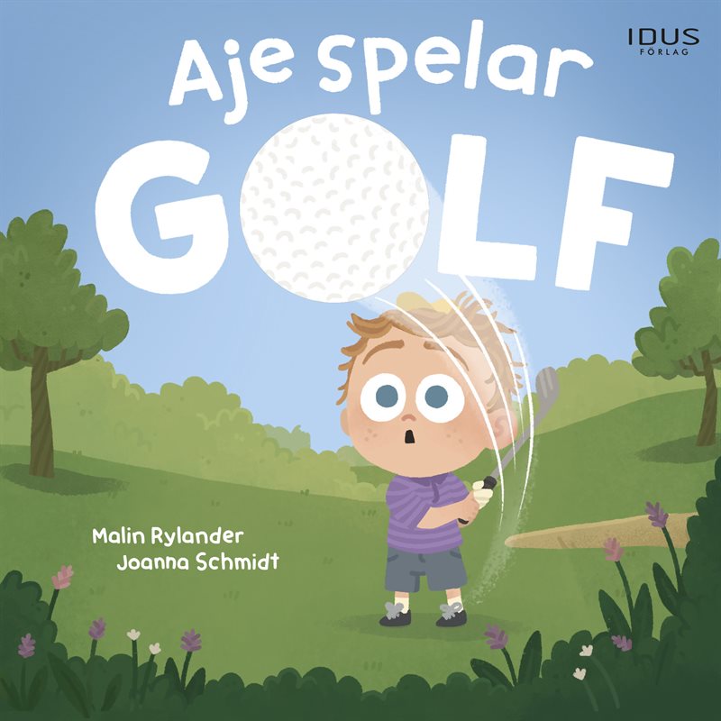 Aje spelar golf