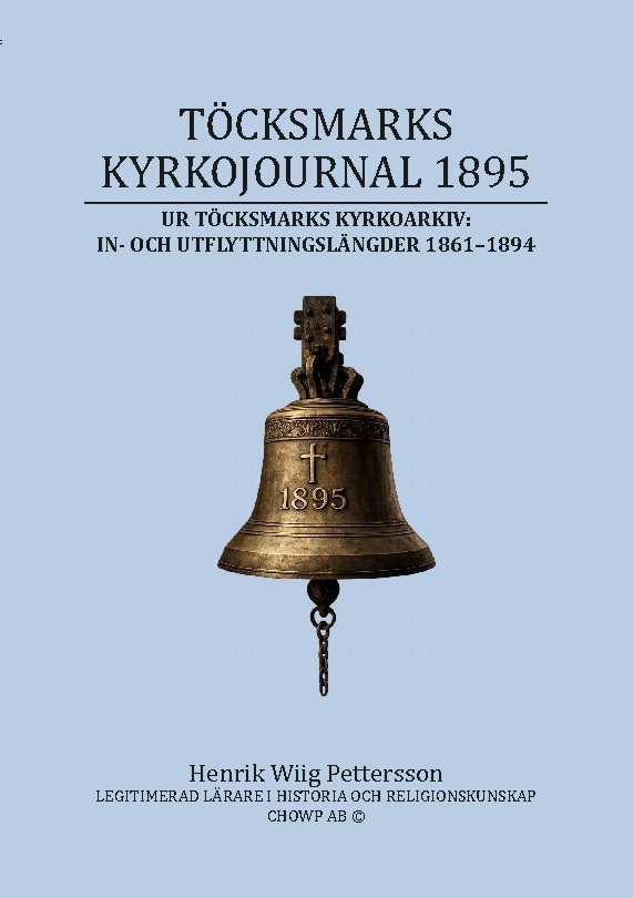 TÖCKSMARKS KYRKOJOURNAL 1895 : Ur Töcksmarks kyrkoarkivs In- och utflyttnin