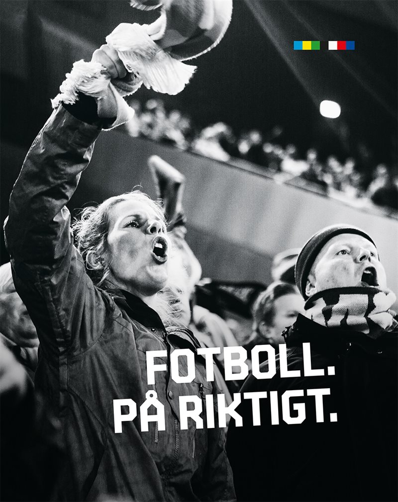 Fotboll. På riktigt.