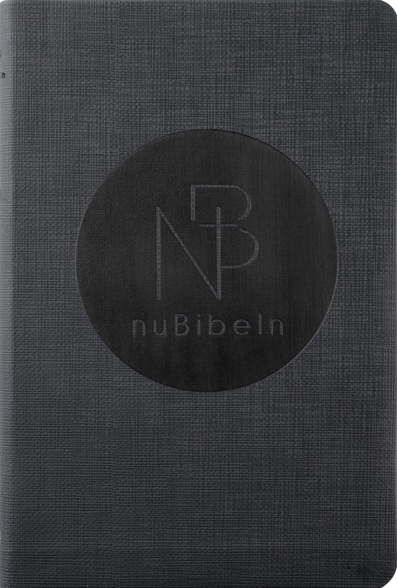 nuBibeln slimline - Konstskinn mörkgrå