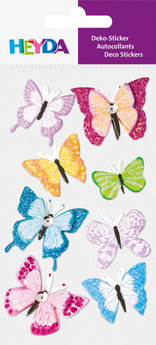 Klistermärken Mix "Fjärilar" 7,5 x 16,5 cm