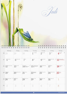 Väggkalender 2027 Naturalmanacka