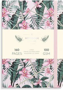 Notebook Deluxe A5 pink jungle