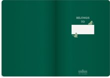 Notebook Deluxe B5 green panther